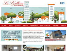 Tablet Screenshot of immobiliarelagalleria.com